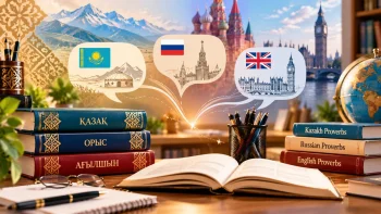 Қазақ, орыс және ағылшын мақалдарын салыстырмалы зерттеу жұмыстары